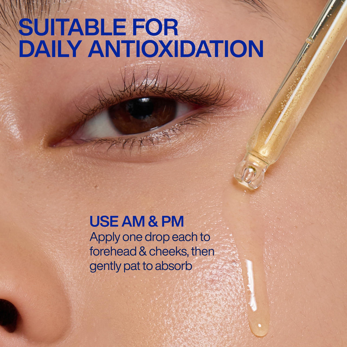 IOPE label with ingredient highlights showing 25% vitamin C and antioxidant complex