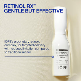 IOPE box and contents flatlay illustrating full-bottle dose per mask