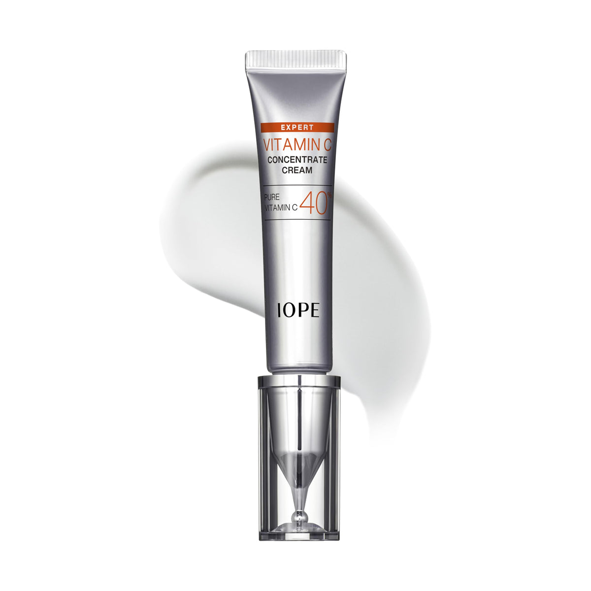 IOPE front packaging showing the 40% vitamin C concentrate for potent brightening