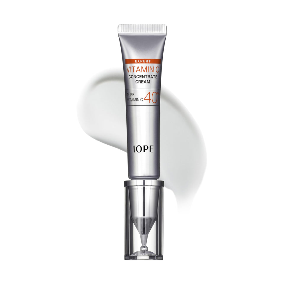 IOPE front packaging showing the 40% vitamin C concentrate for potent brightening