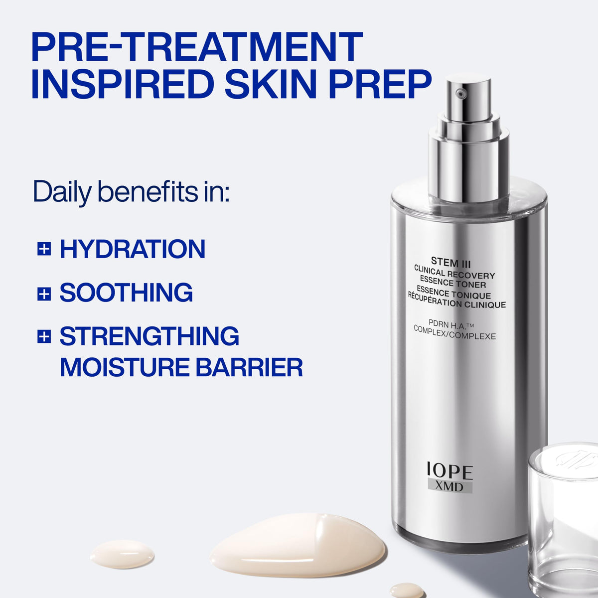 IOPE close-up of toner texture drop illustrating lightweight hydration