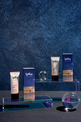 IPKN ingredients label closeup to display ceramide and collagen-supporting components