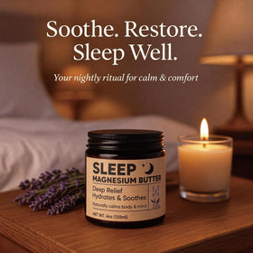 ipxkwll bedside jar on nightstand suggesting relaxing pre-sleep ritual