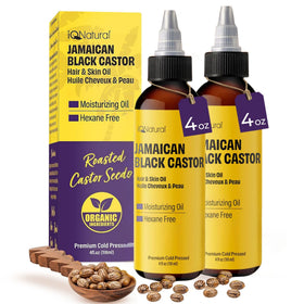 IQNATURAL front packaging two 4oz bottles showing product and size benefits