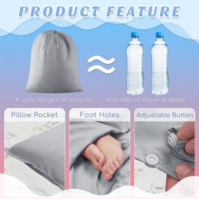 Irenare adjustable snaps and invisible zipper detail for easy access