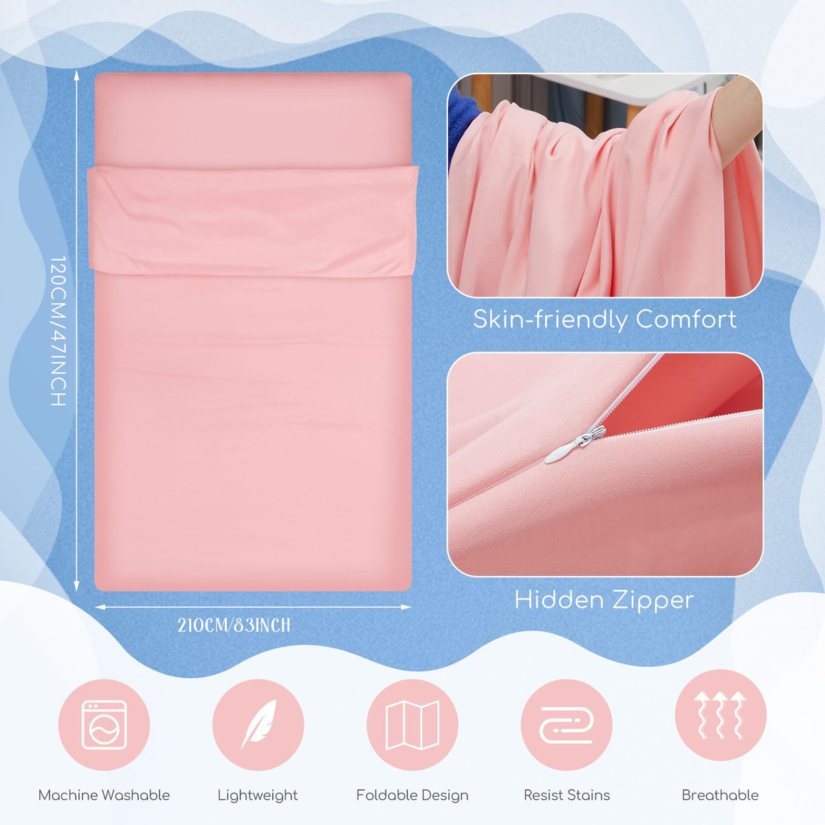 Irenare close-up fabric texture highlighting breathable polyester for comfortable airflow