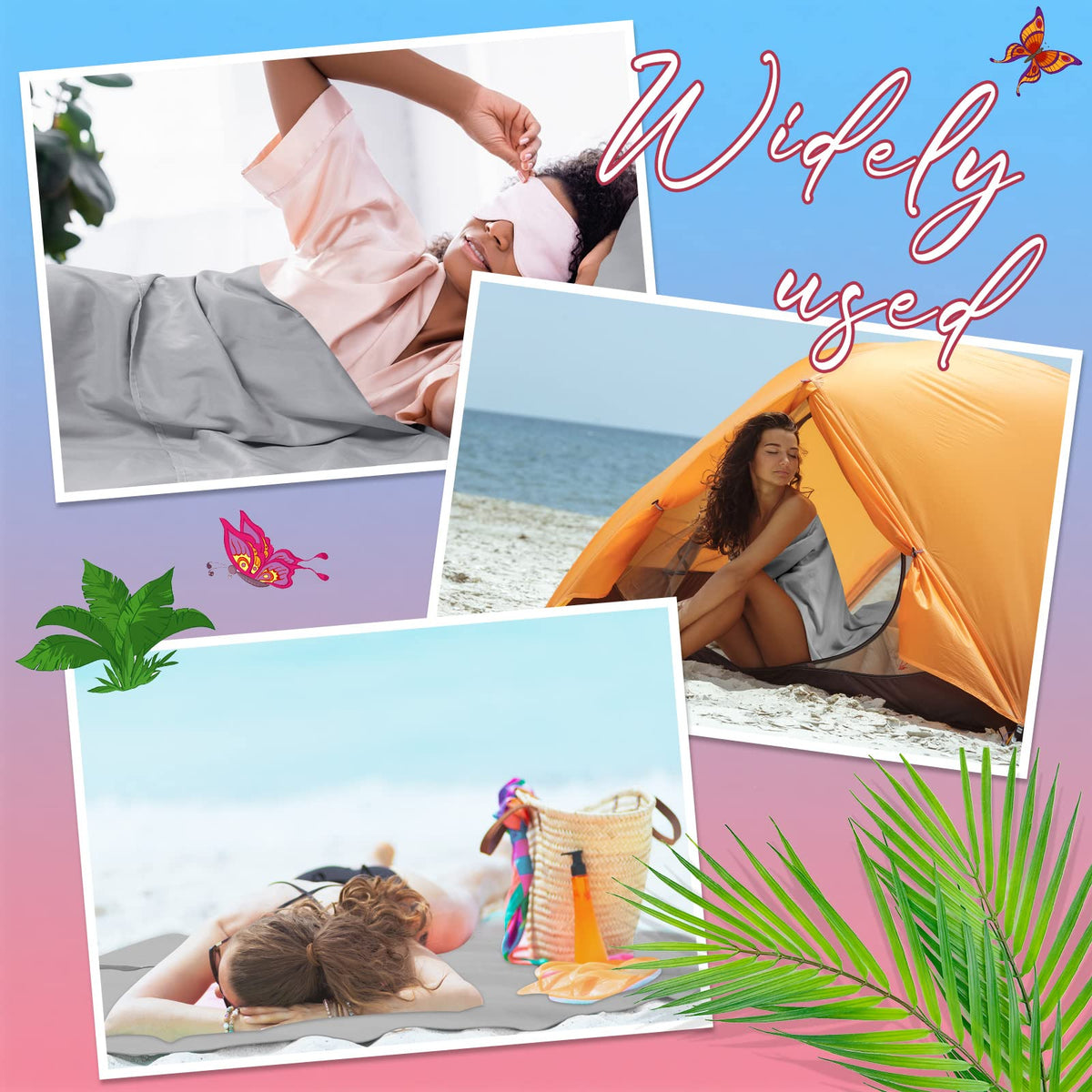 Irenare wide foot slots and pillowcase openings for comfortable movement