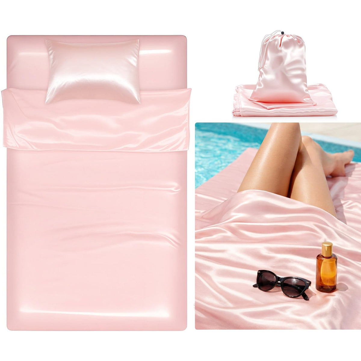 Irenare front packaging showing rose gold set and included items for tidy storage