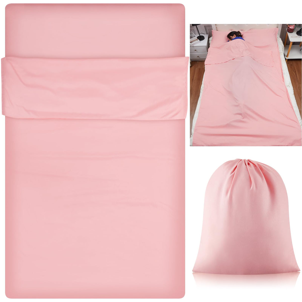 Irenare front packaging view showing the pink tanning sleep sack and neat protection