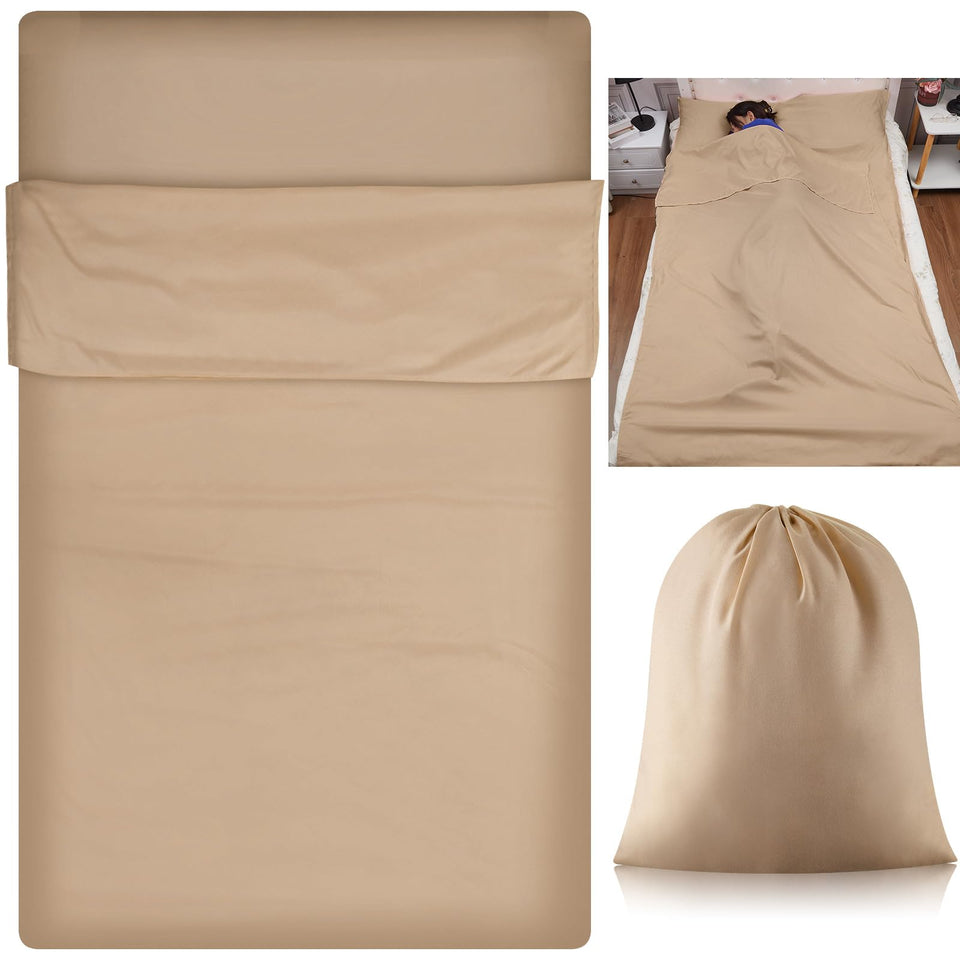 Irenare front view sleep sack protecting bedding and ensuring cleaner sheets