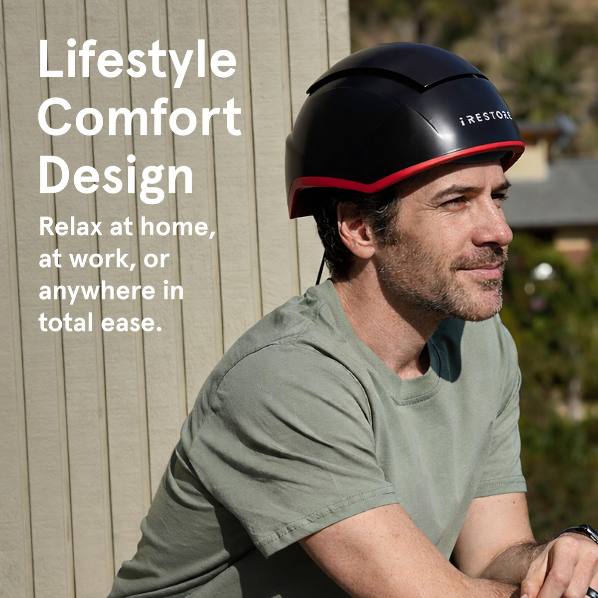 iRestore Elite padding and ventilation showing comfort and airflow for longer sessions