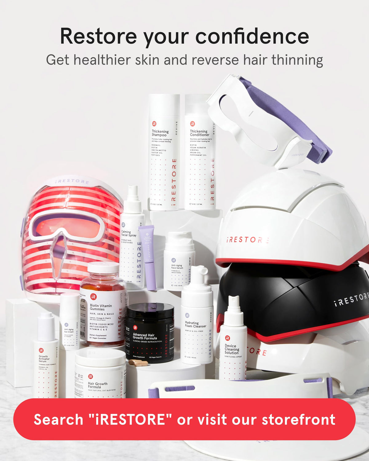 iRestore pro packaging and manual showing ready-to-use setup benefit