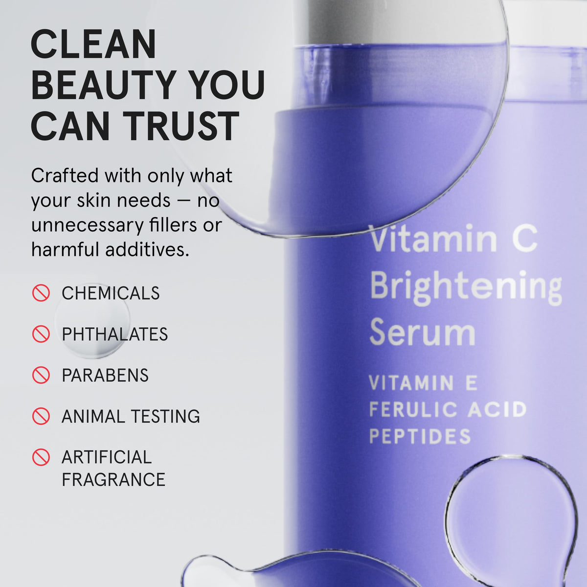iRestore serum spread on skin showing fast absorption and smoother look