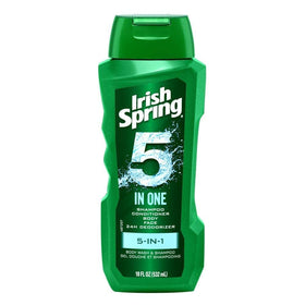 Irish Spring leak-proof cap detail showing secure travel-ready closure