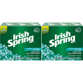 Irish Spring close-up of scrub texture highlighting exfoliation and smoother skin