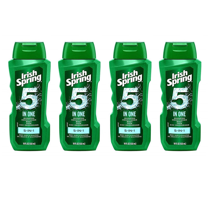 Irish Spring front packaging showing bottle and branding for confident freshness