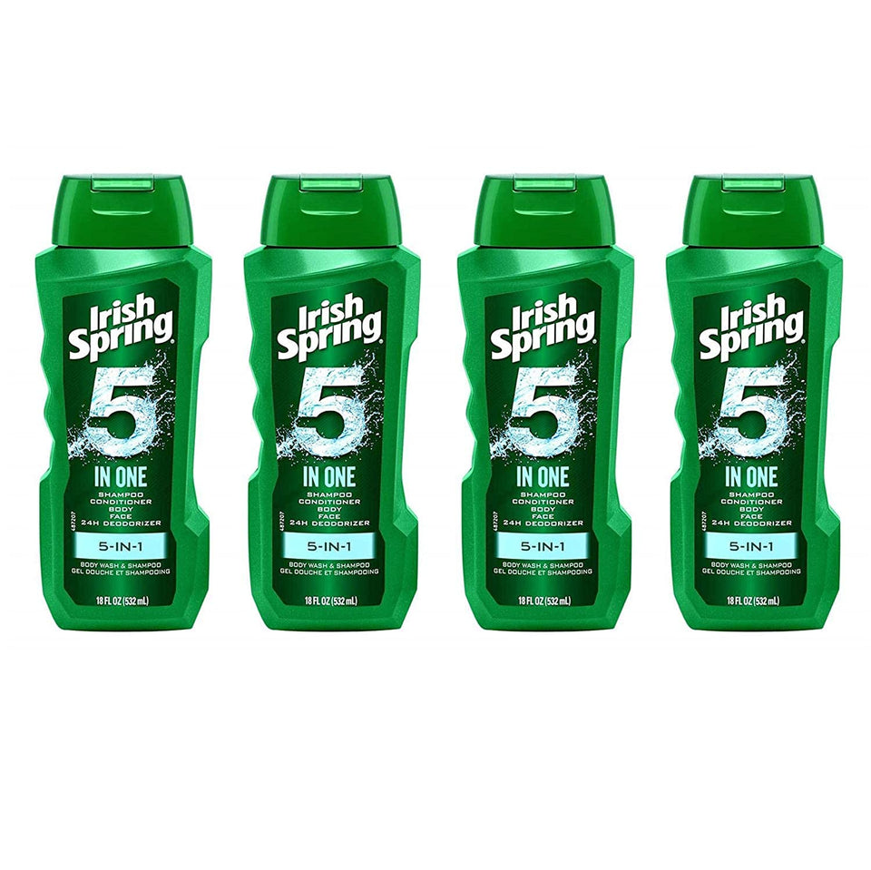 Irish Spring front packaging showing bottle and branding for confident freshness