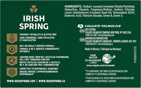Irish Spring lather in hand demonstrating rich foam for effective cleansing