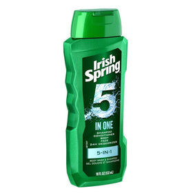 Irish Spring next to common items for size comparison and travel readiness