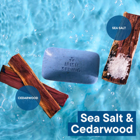 Irish Spring soap lather in hand demonstrating deep clean and easy rinse benefit