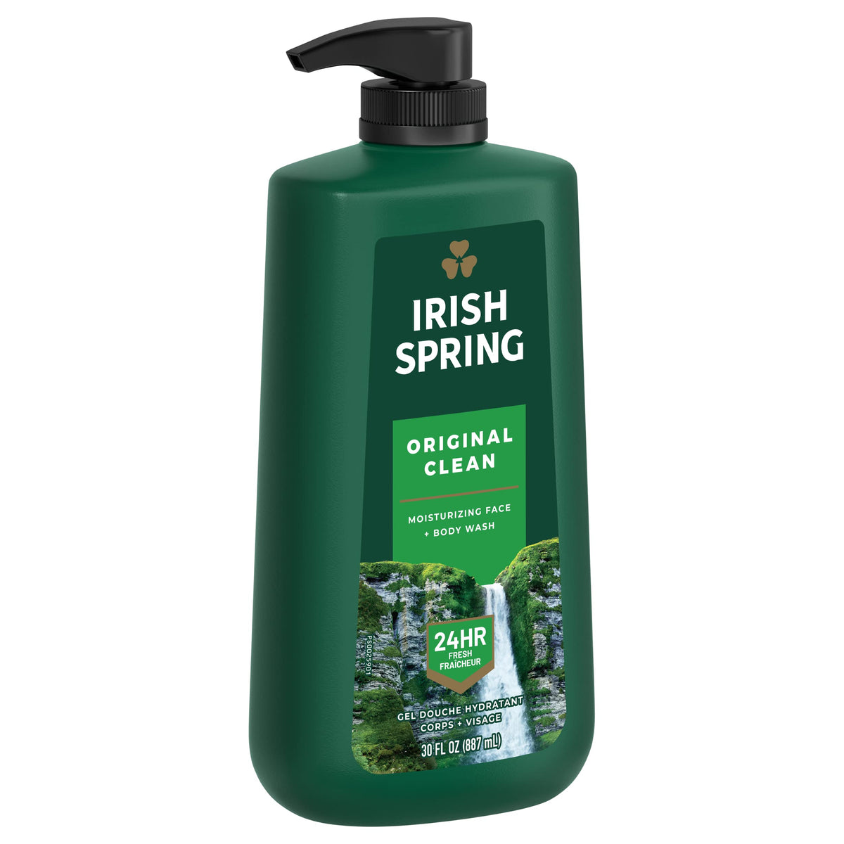 Irish Spring close-up of sudsy foam texture for effective cleansing