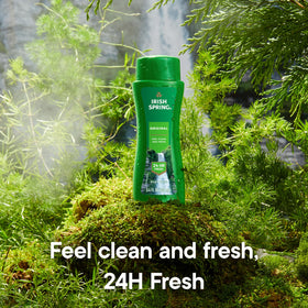 Irish Spring lather close-up showing texture and efficient cleansing benefit