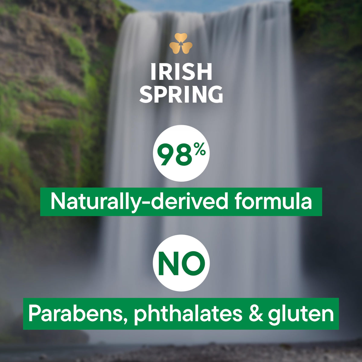 Irish Spring small bar in travel bag illustrating portability and freshness