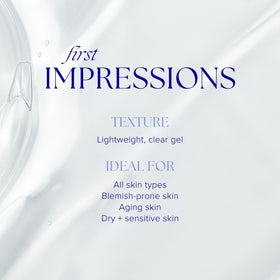 iS CLINICAL gel texture close-up reveals smooth lightweight formula for gentle cleansing