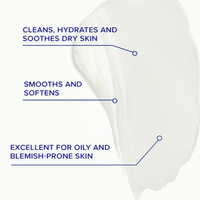 iS CLINICAL close-up texture of creamy cleanser illustrating rich, hydrating formula