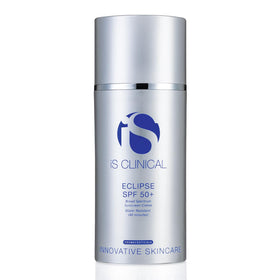 iS CLINICAL front packaging showing SPF 50 plus protection and matte tint benefit