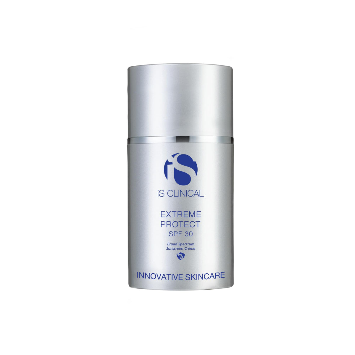 iS CLINICAL front packaging showing product and SPF benefit