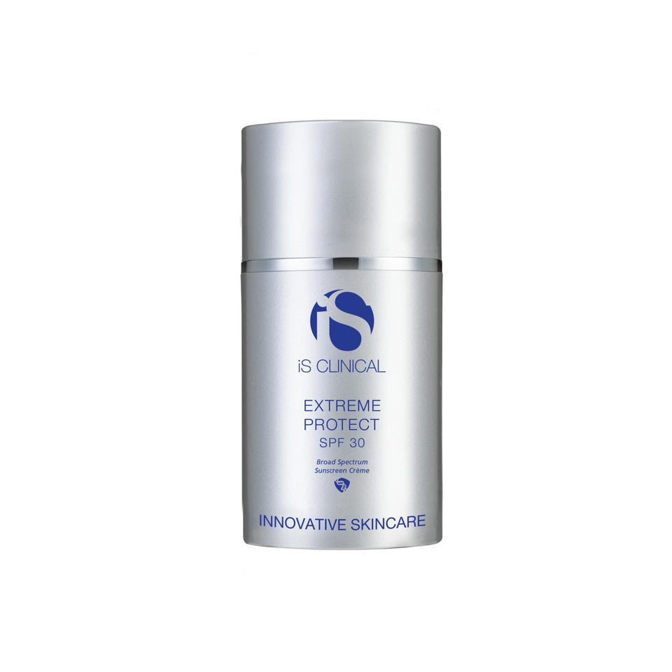 iS CLINICAL front packaging showing product and SPF benefit
