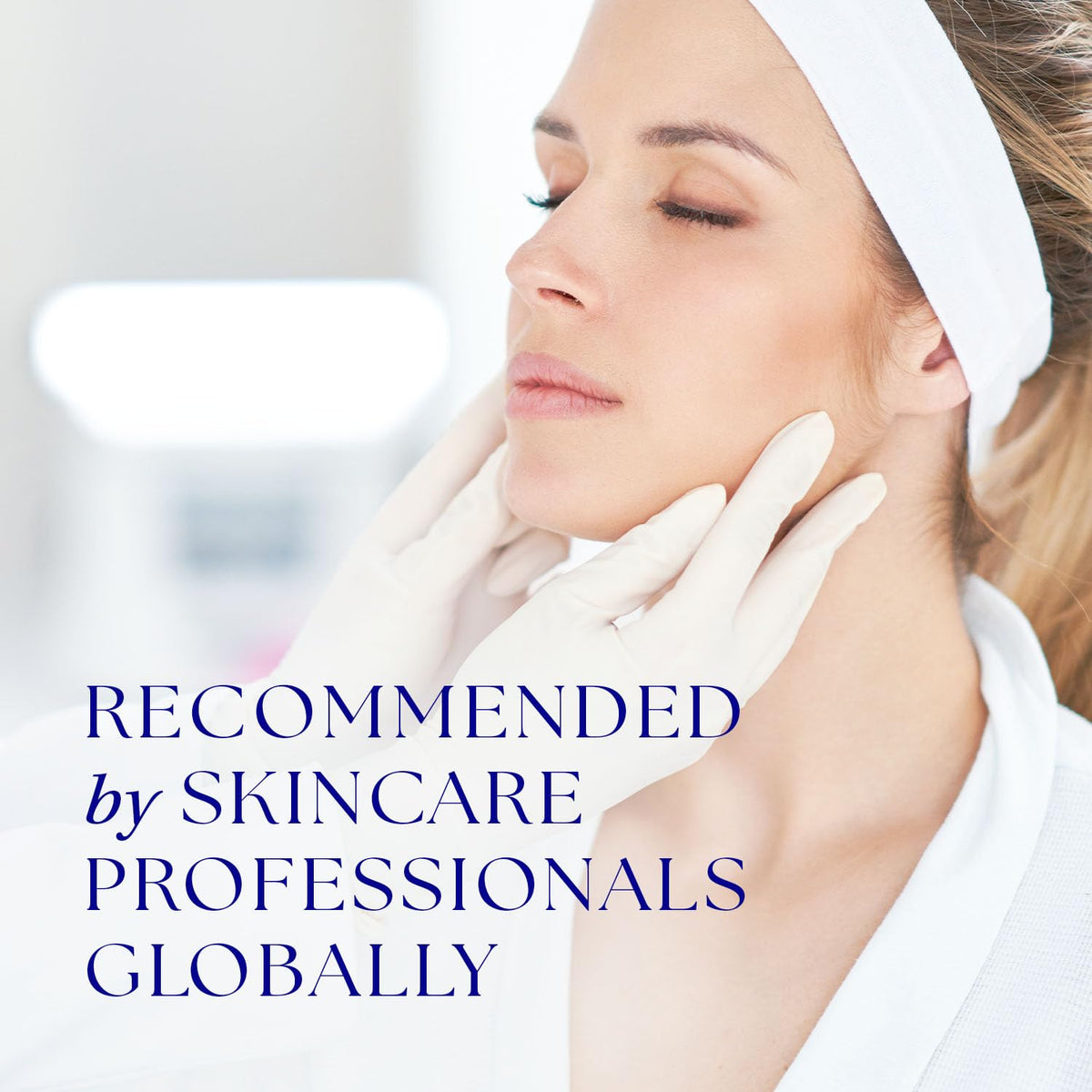 iS CLINICAL used under makeup showing smooth base and non-greasy feel