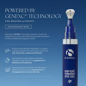 iS CLINICAL gel texture closeup highlighting lightweight hydration and smooth finish