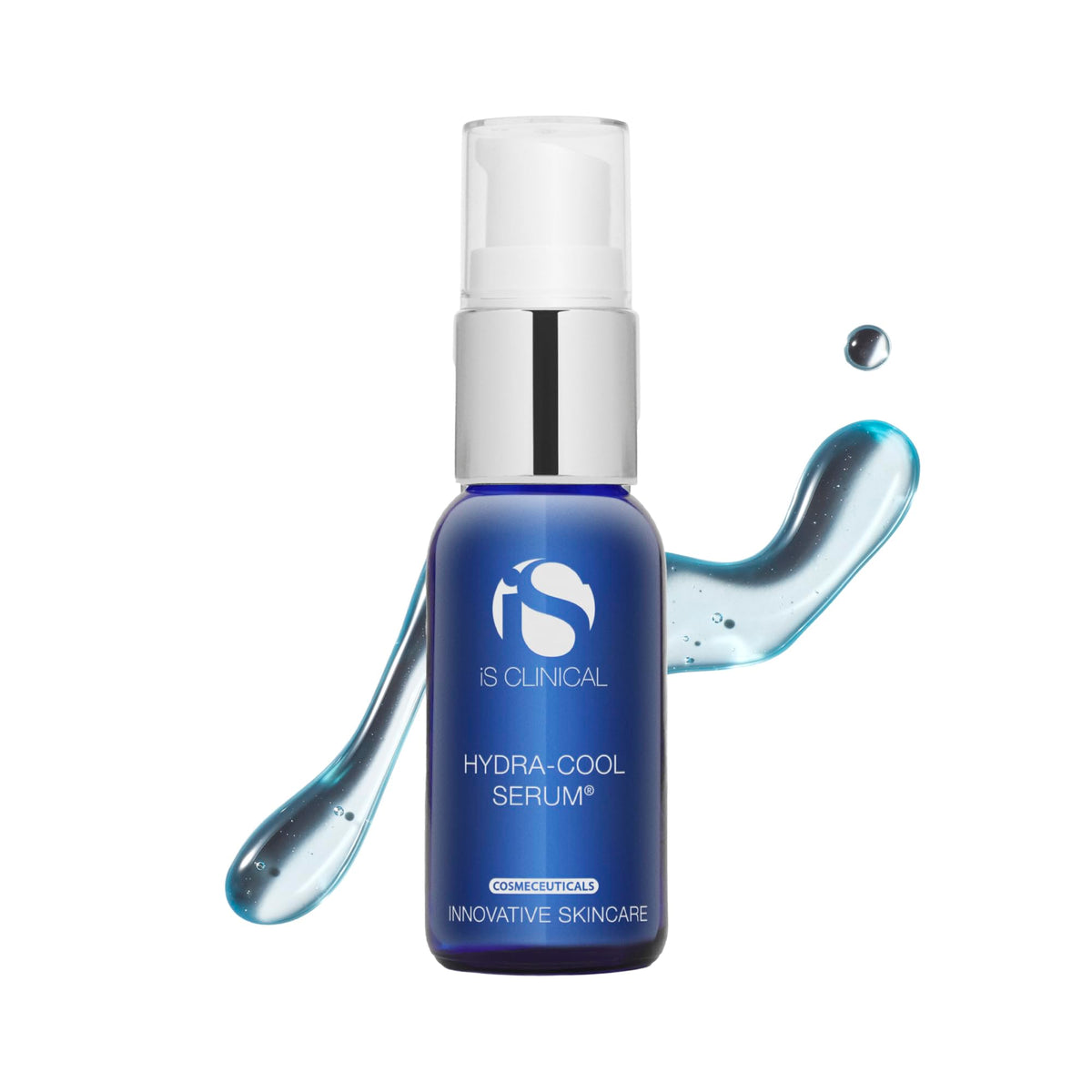 iS CLINICAL front packaging showing calming serum and sleek bottle