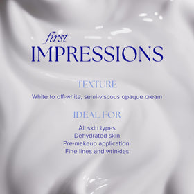 iS CLINICAL close-up of creamy emulsion texture, highlighting smooth absorbent feel