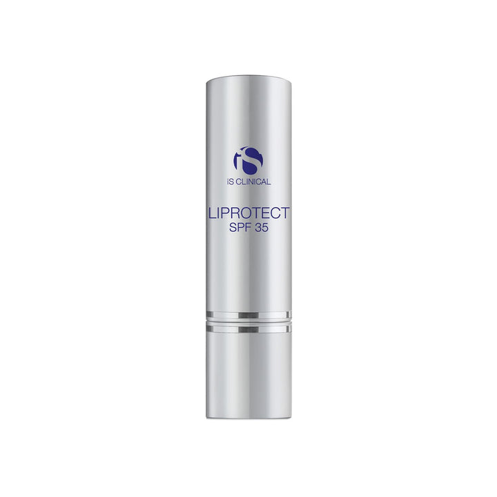 iS CLINICAL front packaging showing Liprotect SPF 35 and SPF benefit