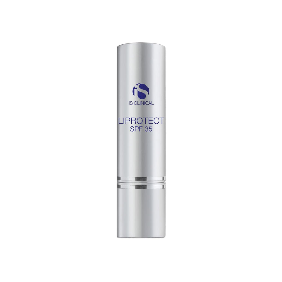 iS CLINICAL front packaging showing Liprotect SPF 35 and SPF benefit