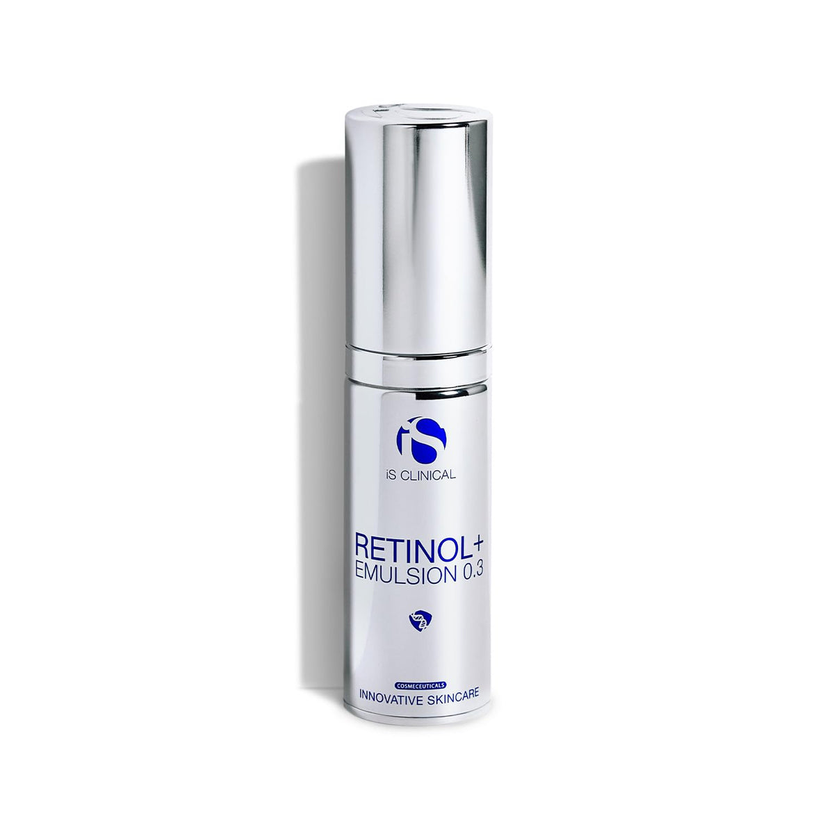 iS CLINICAL front packaging showing bottle and cap, professional presentation benefit