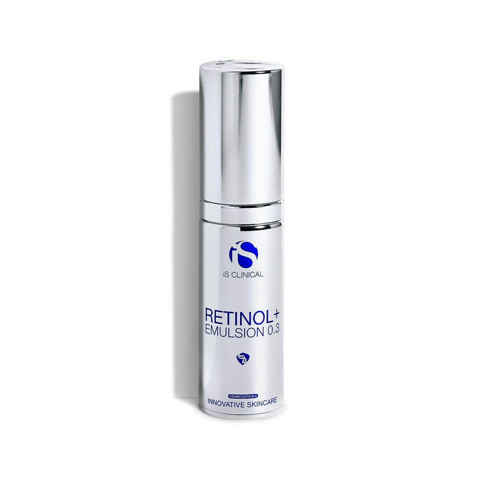 iS CLINICAL front packaging showing bottle and cap, professional presentation benefit