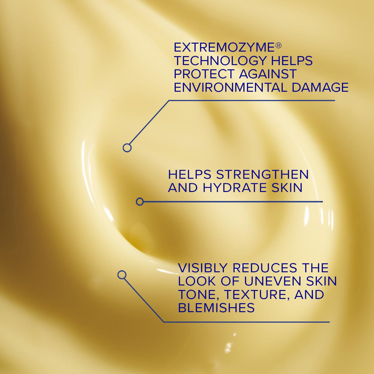 iS CLINICAL texture close-up of emulsion, lightweight smooth finish benefit