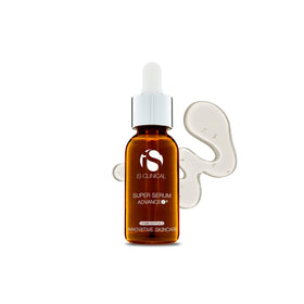 iS CLINICAL front packaging showing serum bottle and brand clarity benefit