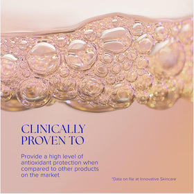 iS CLINICAL serum on bathroom counter in routine setting showing daily use benefit