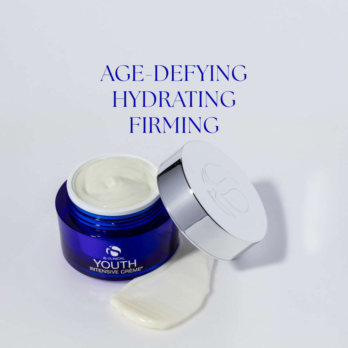 iS CLINICAL cream being dispensed highlighting easy application and control