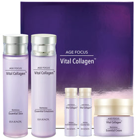 Isa Knox front packaging of the gift set showing full trio and luxury presentation benefits