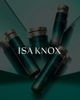 Isa Knox ingredient display with Pro-Retinol and Phyto-DNA for rejuvenation