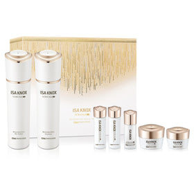 ISA KNOX set front packaging showing complete five-step collection and benefits