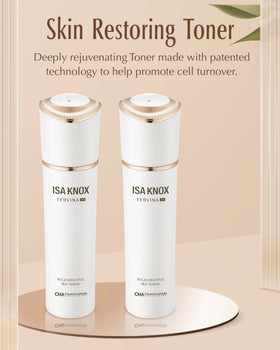 ISA KNOX softener bottle close-up highlighting hydrating texture and absorbency