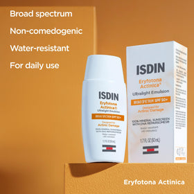 ISDIN under makeup demonstration showing compatibility and no white cast