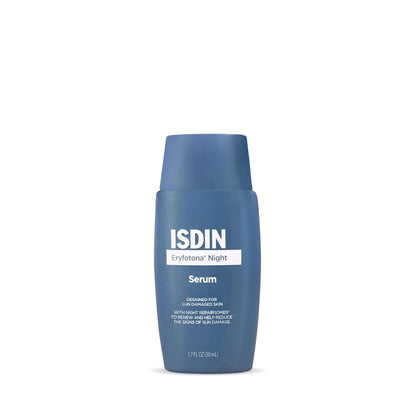 ISDIN front packaging showing 50ml bottle and brand clarity benefit